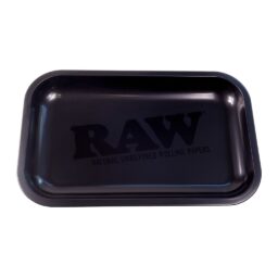 Raw Black Matte Rolling Tray Small