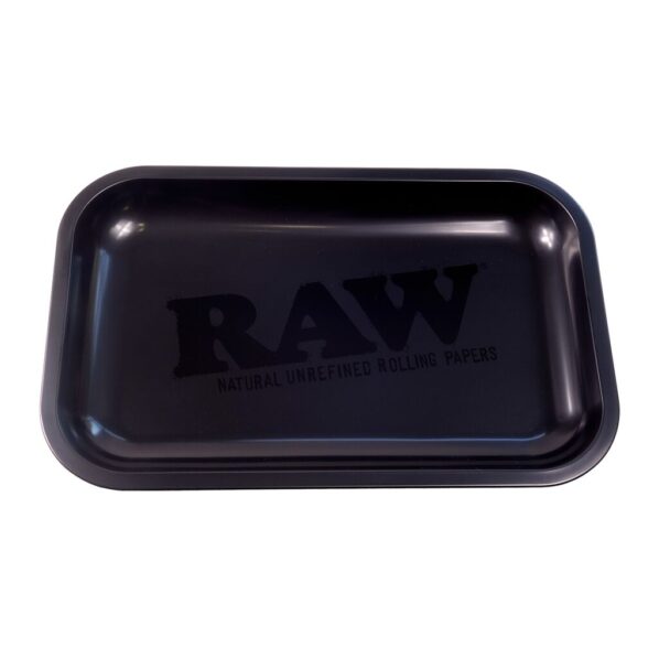 Raw Black Matte Rolling Tray Small
