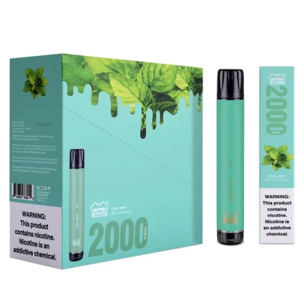 VAPEN-MACRO-2000PUFFS-VAPE-PEN-COOL-MINT