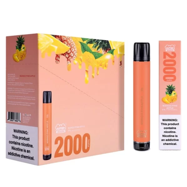 VAPEN-MACRO-2000PUFFS-VAPE-PEN-MANGO-PINEAPPLE