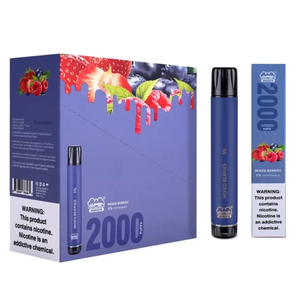 VAPEN-MACRO-2000PUFFS-VAPE-PEN-MIXED-BERRIES